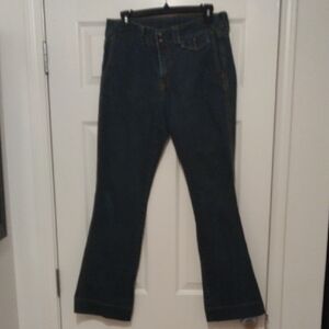 Levi's Y2K "Calvary" Dark Blue Mid Rise Flare Jeans